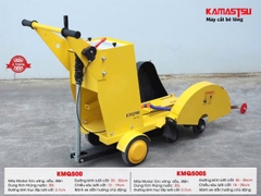 Máy cắt bê tông Kamastsu KMQ500 (Lưỡi cắt 450mm - Ko động cơ)