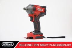 Mở bu lông pin lithium Oshima MBL21V-NG380N-D2 (Thân máy)