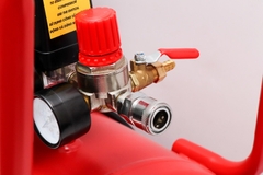 Máy nén khí Oshima 40-3.0 3.0HP Đỏ Điện 1 pha (Không dầu,nhanh,dây đồng)