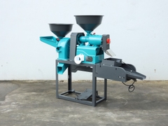 Khung, cối xát nghiền gạo Huspanda HNF-4B (Pulley đảo chiều - Không Motor - Không sàng lọc sạn rung)