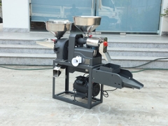 Khung, cối xát nghiền gạo Huspanda HNF-690IS (Pulley đảo chiều - Không motor -  Không Sàng lọc sạn rung )