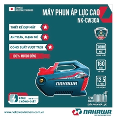 Máy phun áp lực NAKAWA NK-CW30A (có chỉnh áp)