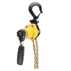 Pa lăng xích lắc tay mini (màu vàng) 1.5Tx3m