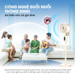 Quạt thông minh điều khiển giọng nói Kalite TalkFan KSA326
