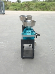 Bộ máy xát nghiền gạo Huspanda HNF680I (Motor HPN3000 - Sàng lọc sạn rung) Cối xát nghiền Inox