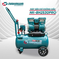 Máy nén khí không dầu, tốc nhanh, siêu êm Nakawa NK-BH2530PRO - 30 lít 1875W