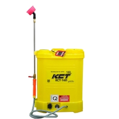 Máy phun thuốc trừ sâu, côn trùng điện KCT KCT-16D-ắc quy Vàng Bình ắc quy 12V8Ah
