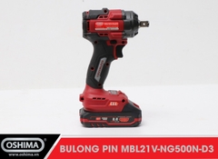 Mở bu lông pin lithium Oshima MBL21V-NG500N-D3 (Thân Máy)