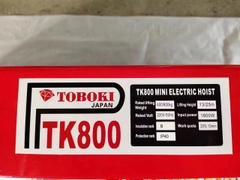 Máy tời TOBOKI TK800/25 1600W 400/800KG 13/25m