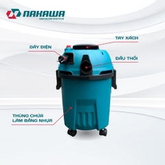 Máy hút bụi công nghiệp NAKAWA NK-HB15PLUS 1600W