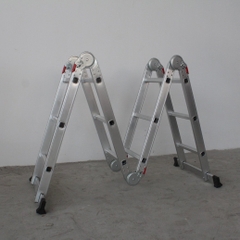 Thang nhôm xếp Oshima T4D-3 Xanh đậm (4 đoạn, 3 bậc)