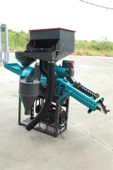 Khung, cối xát nghiền gạo Huspanda HNF-4UDP (Pulley đảo chiều - Không Motor - Không sàng lọc sạn rung)