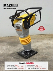 Máy đầm đất điện Maxlock MDE75 (Motor 3.0KW - 380V)