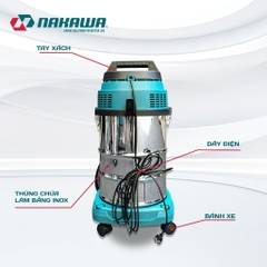 Máy hút bụi công nghiệp NAKAWA NK-VC1940 (1.9Kw-40L)