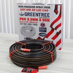 Ống nhựa PVC GREENTREE Pro 8.5mm x 50m Đen