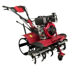 Máy xới đất 2 cầu trước Huspanda HCT178DE (Động cơ dầu 178F - Estart)