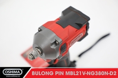 Mở bu lông pin lithium Oshima MBL21V-NG380N-D2 (Thân máy)