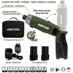Bộ vít gập trượt dùng pin 7.2V Dekton DK-VGT12XN