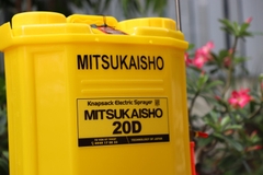 Máy phun thuốc trừ sâu, côn trùng điện Mitsukaisho 20D Vàng Bình ắc qui 12V8Ah