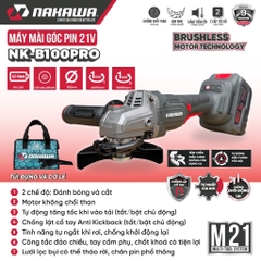 Máy mài góc pin NAKAWA NK-B100PRO
