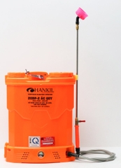 Máy phun thuốc trừ sâu, côn trùng điện HANKIL 20DP- ắc quy Cam Bình ắc quy 12V12Ah