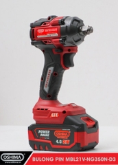 Mở bu lông pin lithium Oshima MBL21V-NG350N-D3 (Thân Máy)