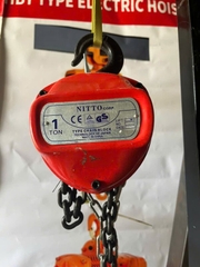 Pa lăng xích kéo tay NITTO 1 tấn