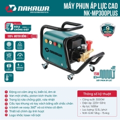 Máy phun áp lực cao NAKAWA NK-MP3000PLUS 3000W