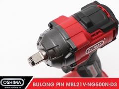 Mở bu lông pin lithium Oshima MBL21V-NG500N-D3 (Thân Máy)