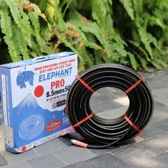 Ống nhựa PVC ELEPHANT Pro 8.5mm x 50m Đen