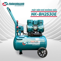Máy nén khí không dầu, tốc nhanh, siêu êm Nakawa NK-BH2530E - 30 lít 1875W