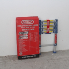 Thang nhôm xếp Oshima TD-32 Xanh đậm (rút đơn-3.2M)