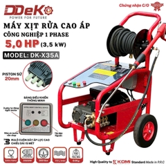 Máy xịt rửa công nghiệp 3.5Kw DDEKO DK-X35 (300Bar)