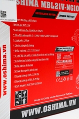 Mở bu lông pin lithium Oshima MBL21V-NG1000N-D3 (Thân Máy)