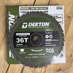 Lưỡi hợp kim 185mm Dekton DK-SB18536T