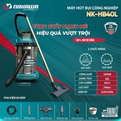 Máy hút bụi công nghiệp NAKAWA NK-HB40L 1850W