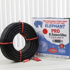Ống nhựa PVC ELEPHANT Pro 8.5mm x 50m Đen