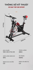 Xe đạp tập thể dục Queen Crown QC 250 Sport