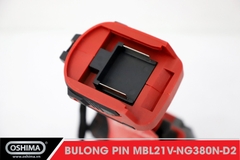 Mở bu lông pin lithium Oshima MBL21V-NG380N-D2 (Thân máy)