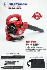 Máy hút, thổi lá 2 thì 950W Huspanda HP668