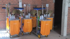 Xe đẩy dọn phòng khách sạn CLEPROX CX3B