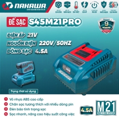 Sạc pin 21V NAKAWA S45M21PRO