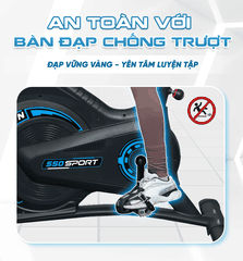 Xe đạp tập thể dục Queen Crown 550 Sport