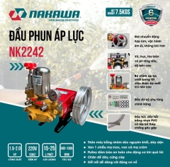 Đầu phun áp lực NAKAWA NK2242 (1.5 – 2.0HP)