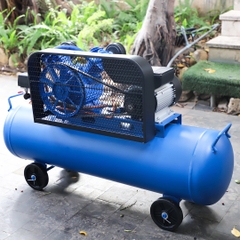 Máy nén khí OSHIMA 80L 1.5HP Xanh Điện 1 pha (có dầu, nhanh, dây đồng)