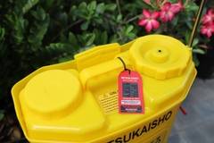 Máy phun thuốc trừ sâu, côn trùng điện Mitsukaisho 20D Vàng Bình ắc qui 12V8Ah