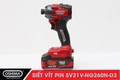 Siết vít pin lithium Oshima SV21V-NG260N-D3 (Thân Máy)