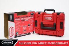 Mở bu lông pin lithium Oshima MBL21V-NG550N-D2 (Thân máy)