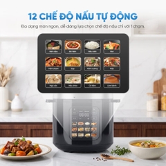 Nồi áp suất điện KALITE KPC6001, Hầm nhanh mềm nhừ, 12 chế độ nấu tự động