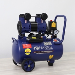 Máy nén khí HANKIL 24-2.0-S 2.0HP Xanh Điện 1 pha (Không dầu,nhanh,dây đồng)